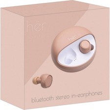 hër In Ear Headset Kopfhörer Bluetooth Ohrhörer Mikrofon Beige - Wie Neu – Bild 11
