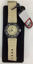 Luminox Original Navy Seal EVO Military Rubber Band Beige Watch