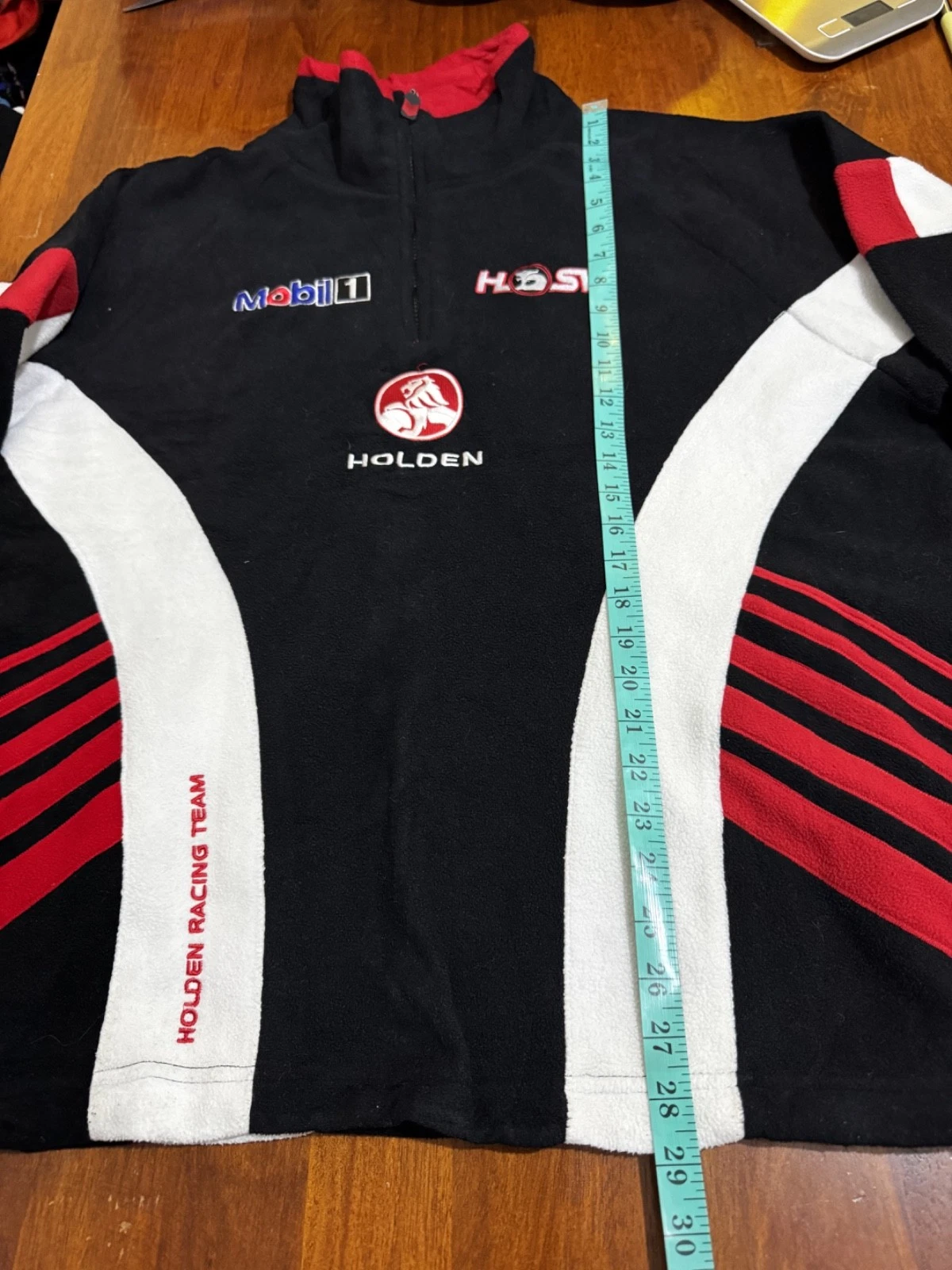 VTG 2004 Holden Racing Team Fleece Mens Large Mobil 1 HSV V8 Supercars Jacket - product detail image 16