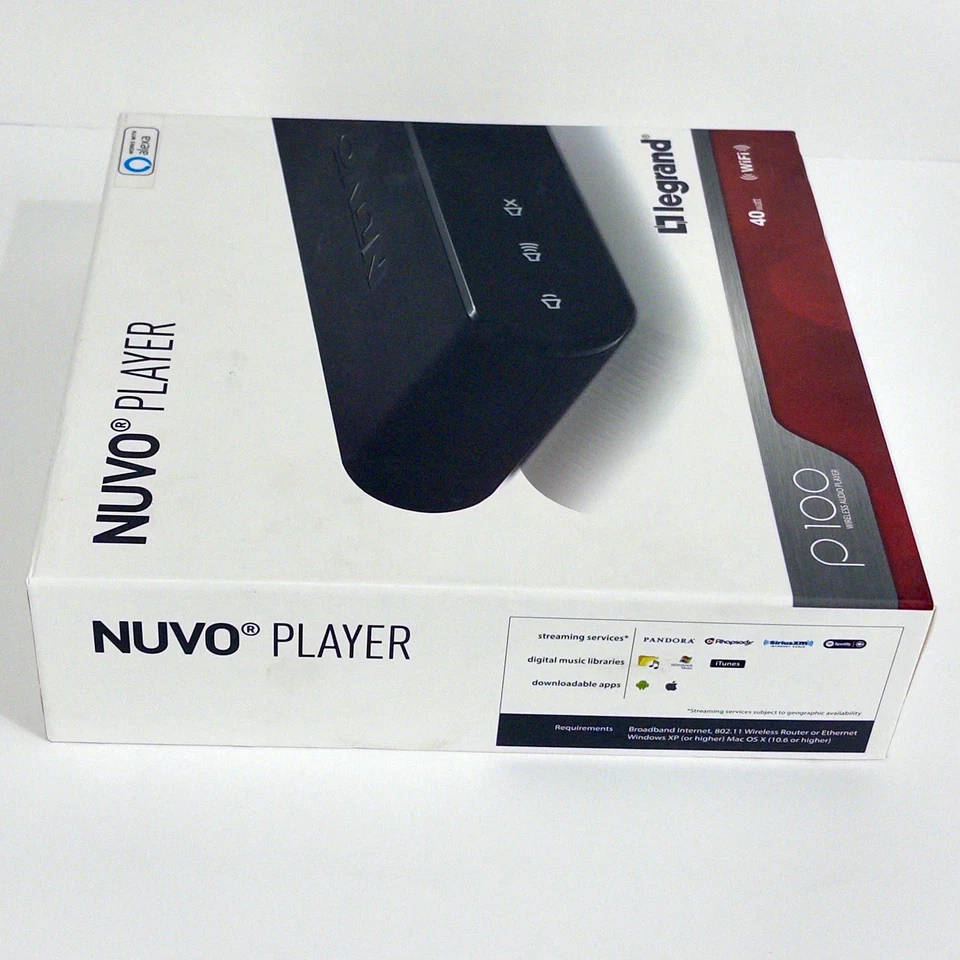 **NEW NuVo NV-P100 Wireless Streaming  40W Amplifier Audio Zone Player w/Alexa - Image 3 of 4