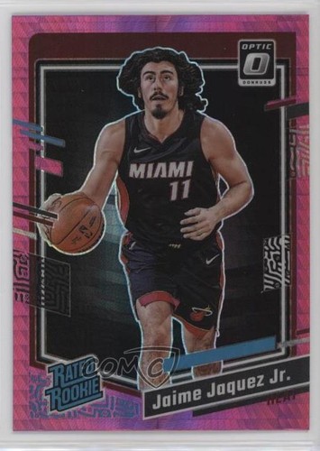 2023 Panini Donruss Optic Rated Rookie Pink Hyper Prizm Jaime Jaquez Jr #216 gw9