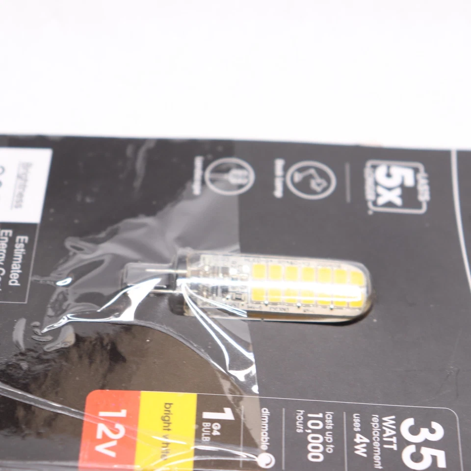 Feit Electric LED Light Bulb Bi-Pin Base Bright White BP35G4/830/LED/HDRP - Image 3 of 4