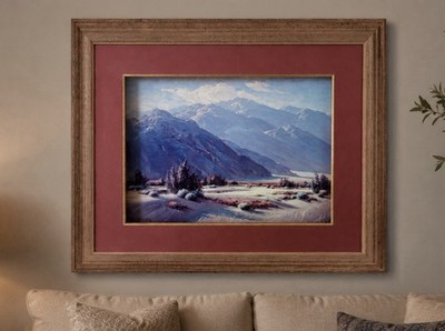 Vintage Paul Grimm Framed Print   Large Wall Art Canvas Southwest 47x40