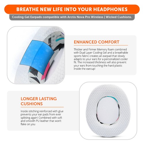 Arctis Nova Pro Wireless Earpads - WC FreeZe Kühlgel - Bild 23 von 42