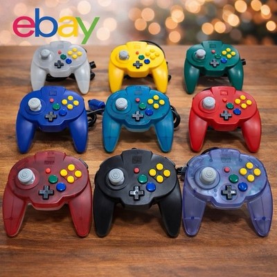 Nintendo 64 N64 Hori Pad Mini Controller *PICK YOUR COLOR* Funtastic Transparent