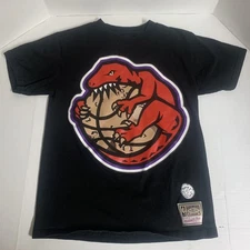 Toronto Raptors Mitchell & Ness Hardwood Classics MVP Throwback Logo Shirt Small