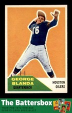 1960 Fleer #58 George Blanda   NM X3749495