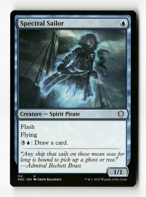 Spectral Sailor U - Commander: Innistrad: Crimson Vow 114 MP MTG