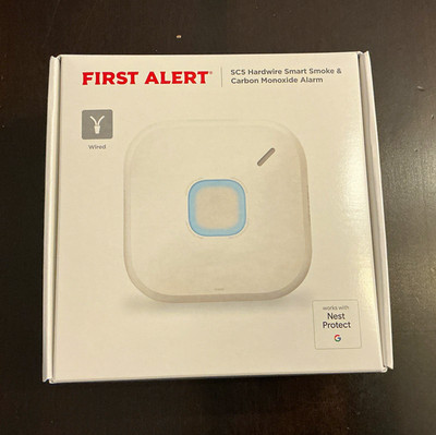 First Alert SC5 Hardwired Smoke & CO Detector, Wi-Fi Nest, Voice