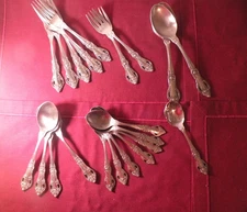 21 Pieces Oneida Northland BATON ROUGE Stainless Japan Flatware Spoons Forks