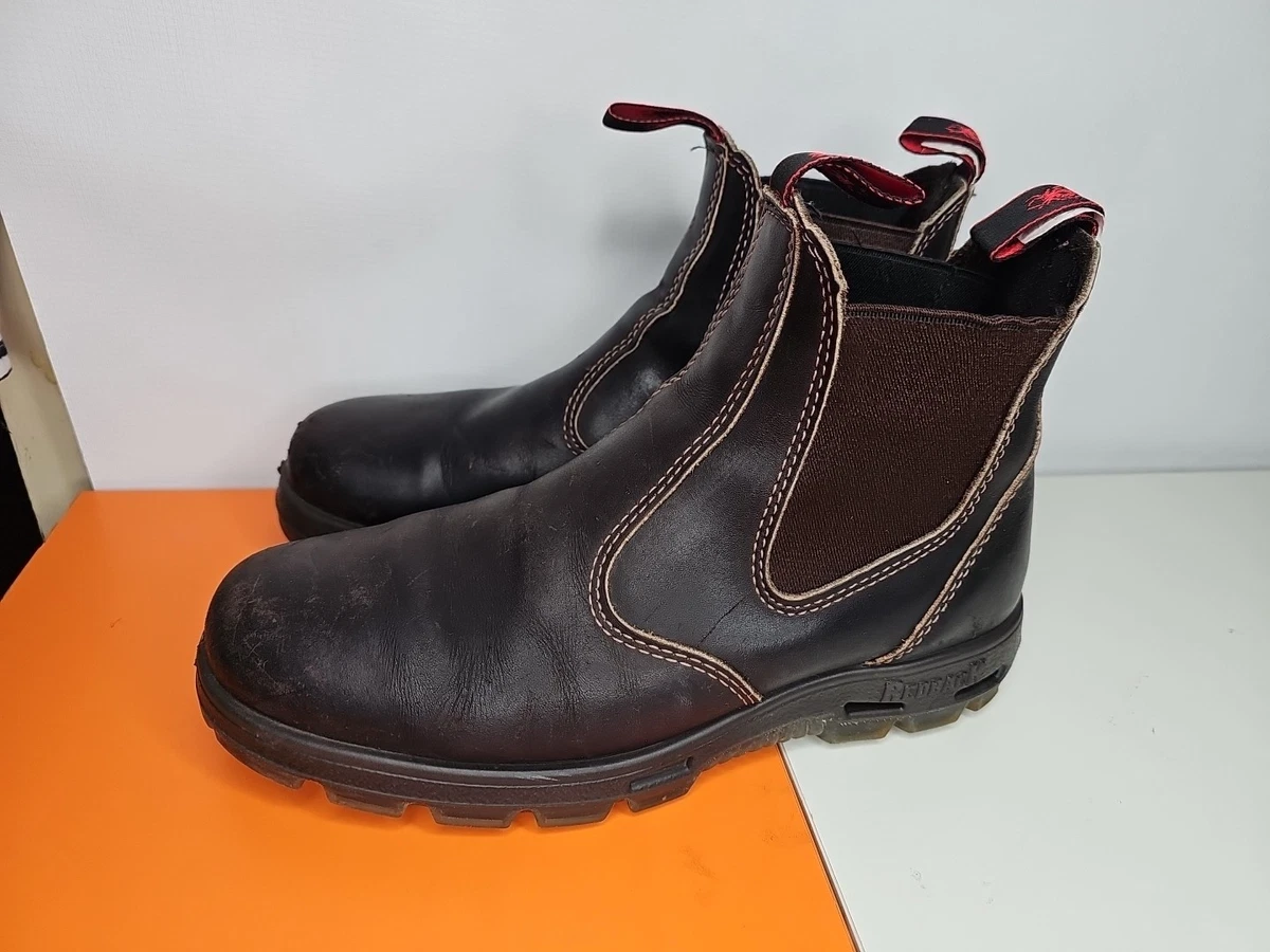 Redback Men Boots 12 Brown Outback Work Lace Safety Rugged Thick Lug Rugged UABK Redback USABK Outback Lace-Up Steel Toe Boots | Curtis main image 2