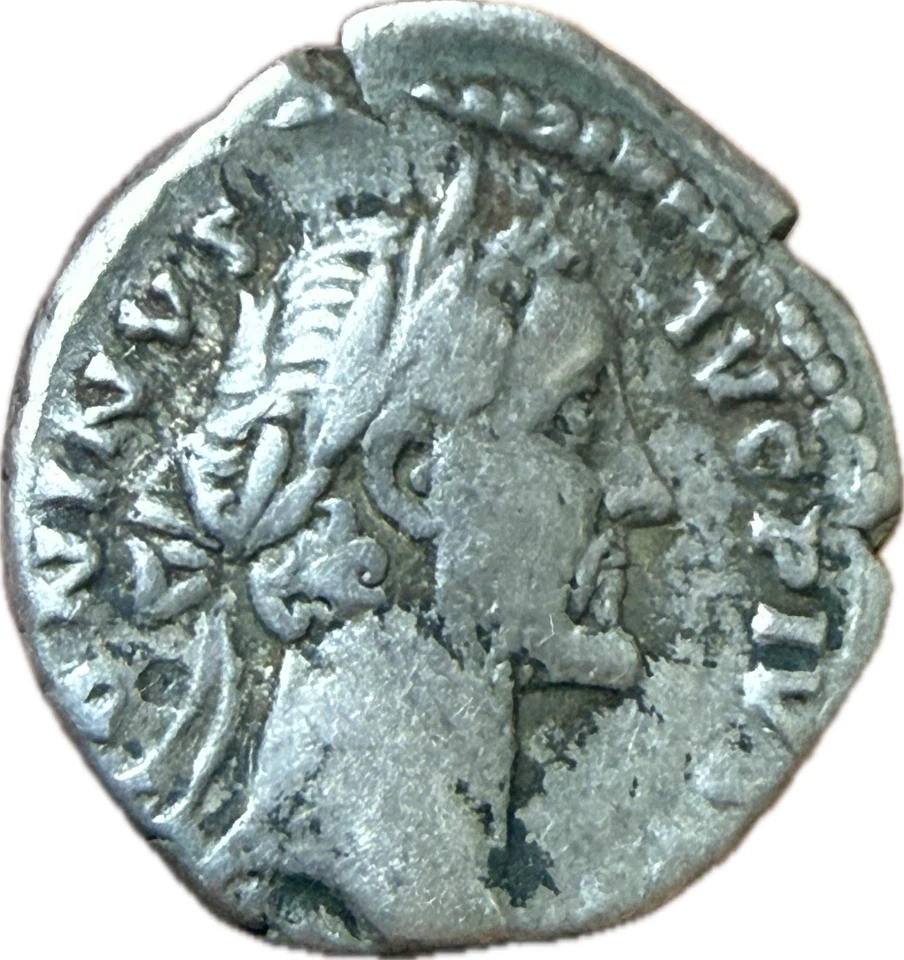 Antoninus Pius AR Ancient Silver Denarius Coin. Rome Mint. Temple. - Image 4 of 4