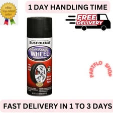 Wheel Coating Spray Paint Car Trucks Metallic Matt Black Rims Stop Rust Durable