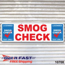 Smog Check Banner Sign