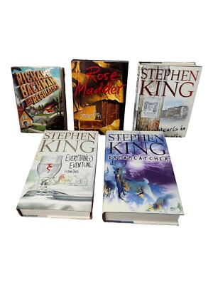 Lot Of 5 Stephen King (Richard Bach) 1st Ed 1st Print Novel Books HCDJ