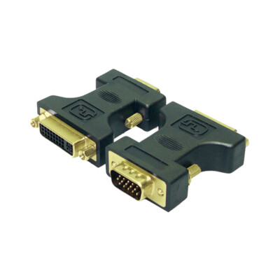 DVI auf VGA Monitor Adapter 24+5 Stecker TFT Beamer Computer PC Monitoradapter