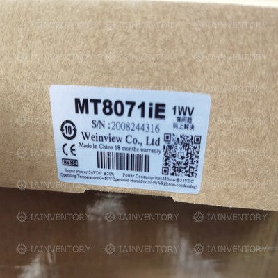 1PC New WEINTEK MT8071iE Touch Screen HMI 7''