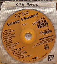 90021 KENNY CHESNEY  CHARTBUSTER KARAOKE LOT SH