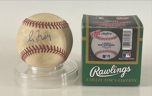 GREG MADDUX AUTOGRAPHED SIGNED OMLB BASEBALL JSA CERTIFIED ATLANTA BRAVES