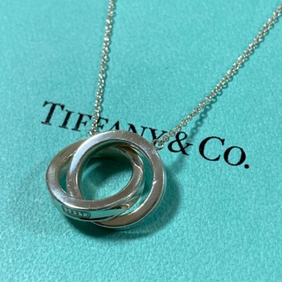 Tiffany　ティファニー　 Tiffany & Co. 1837 Interlocking Circles Pendant Necklace Sterling