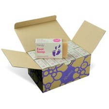 Friendly Soap Foot Soap 12 Pack - Natural Exfoliating Foot Care Bar Anti Fungal