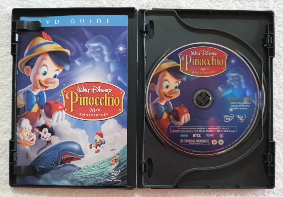 Pinocchio "DVD, 1940" (70th Anniversary Platinum Edition) - Image 3 of 4