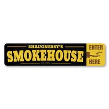 Custom Smokehouse Sign