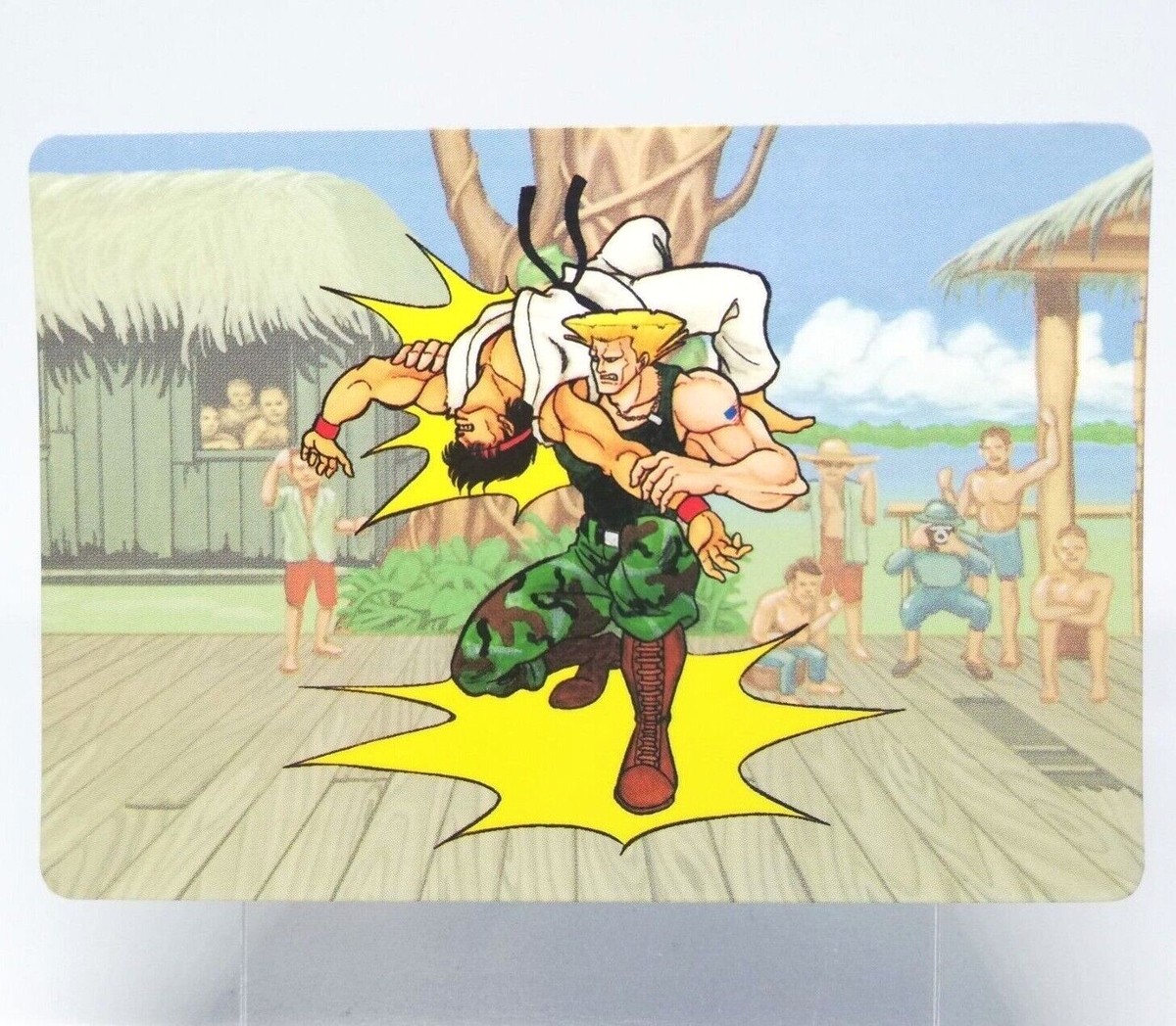 20 Guile Flying Buster Drop Street Fighter II fighter card barcode
