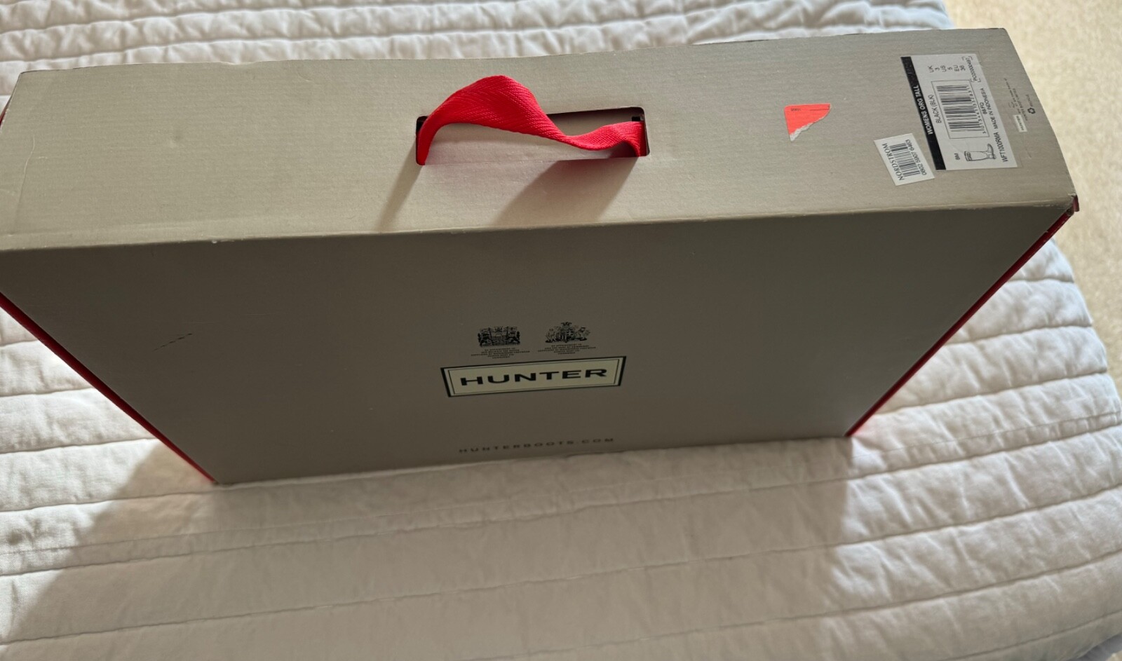 Hunter Size 5 Tall Rain Boots - Black