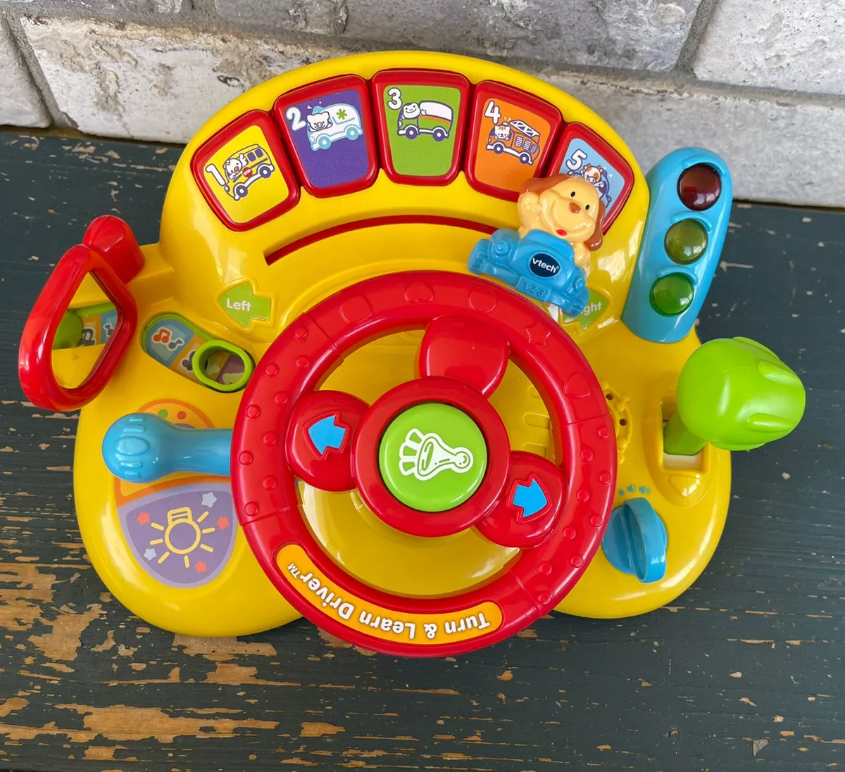 VTech Turn and Learn Driver. Educational Fun Kid Toy. Music