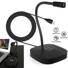 USB Computer Microphone Desktop Conference Live Microphone Video Game Condenser