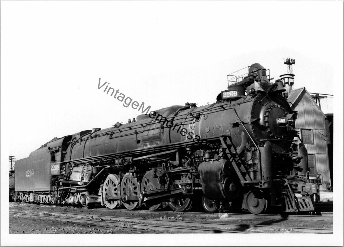 アンティーク　PACIFIC WILDLIFE2006 Vintage Missouri Pacific Line Railroad 2209 Steam Locomotive T3