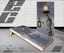 Pirate Ship Cornhole Boards Bean Bag Toss Game