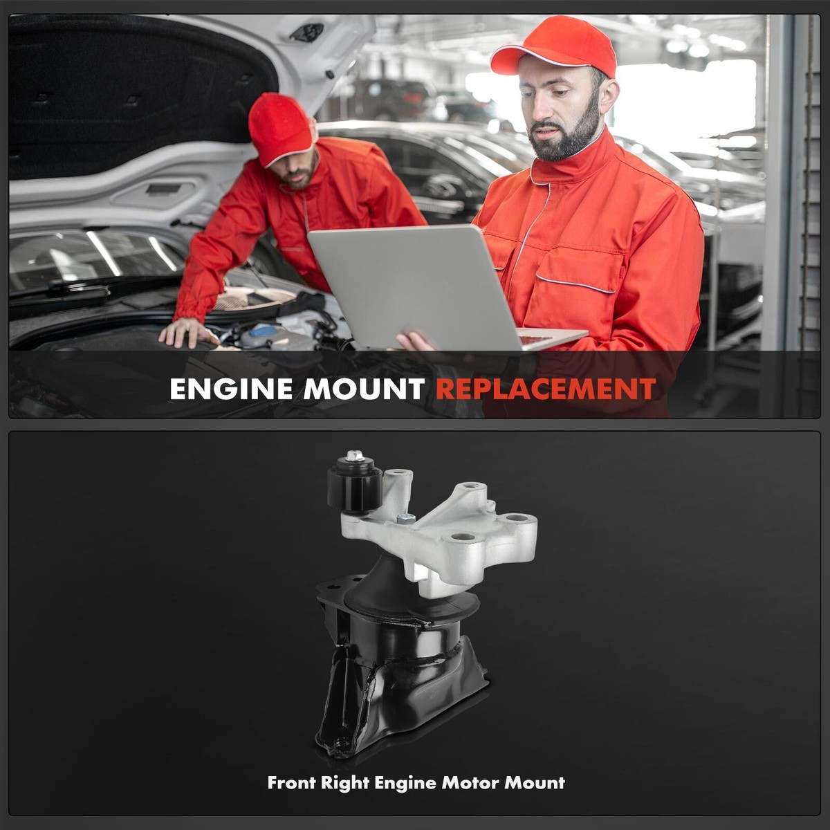 Front Passenger Engine Motor Mount for Acura ILX 2013-2015 L4 2.0L