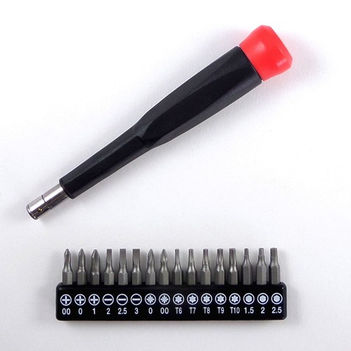 17 pc Precision Screwdriver Set Jeweler Phillips Flat Head Torx T6 T7