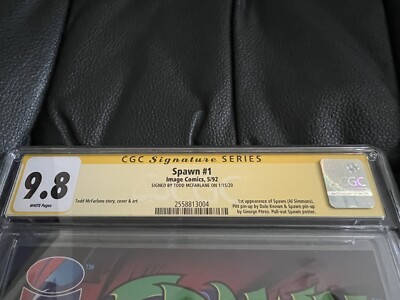 Spawn 1 cgc 9.8 SS Signed By Todd McFarlane | eBay