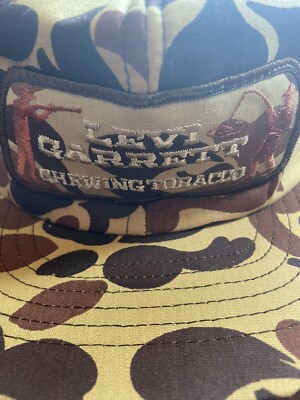 リーバイス　灰皿 VTG 80s Swingster Levi Garrett Chewing Tobacco Snapback Camo Hat
