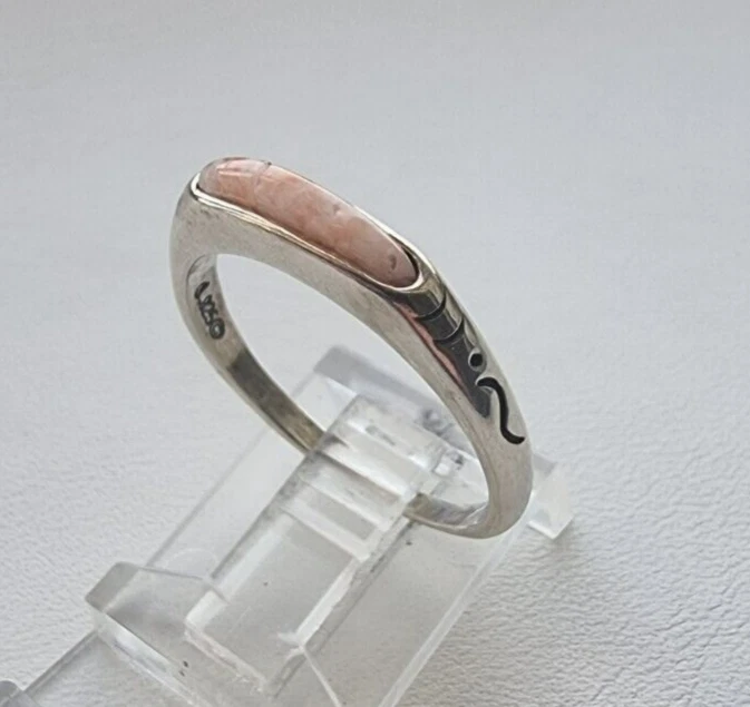 ANILLO GRABADO CAROLYN POLLACK RELIOS PLATA ESTERLINA 925 PERLAS TRITURADAS TALLA 8,25 Foto 4 de 4