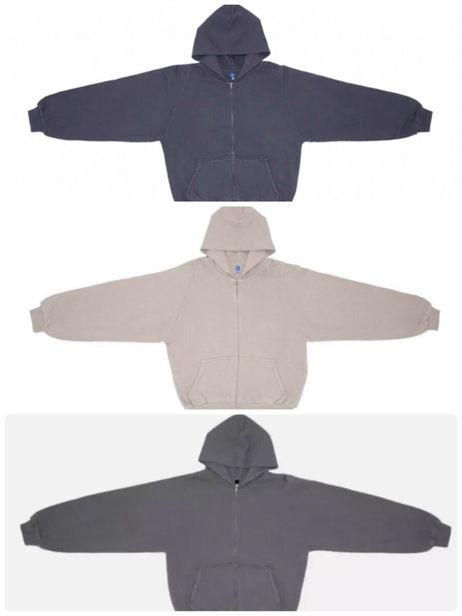YZY GAP ZIP-UP HOODIE 2XL Navy Taupe D-Gray NEW YEEZY Kanye YZY GAP ZIP-UP HOODIE 2XL Navy Taupe D-Gray NEW YEEZY Kanye