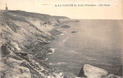 Old postcard la Pointe du Raz west side (254364)