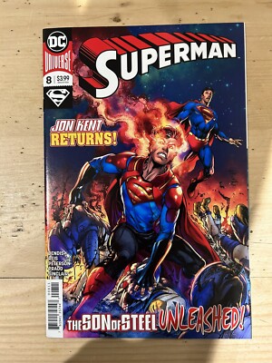 Superman #8 1st Print DC Comics 2019 by Brian Michael Bendis & Ivan Reis