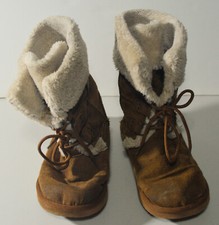 Faded Glory Girls Size 2 Brown Sydney Boots