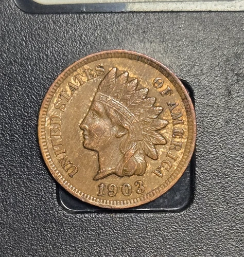1903  Indian Cent Penny  AU   J40