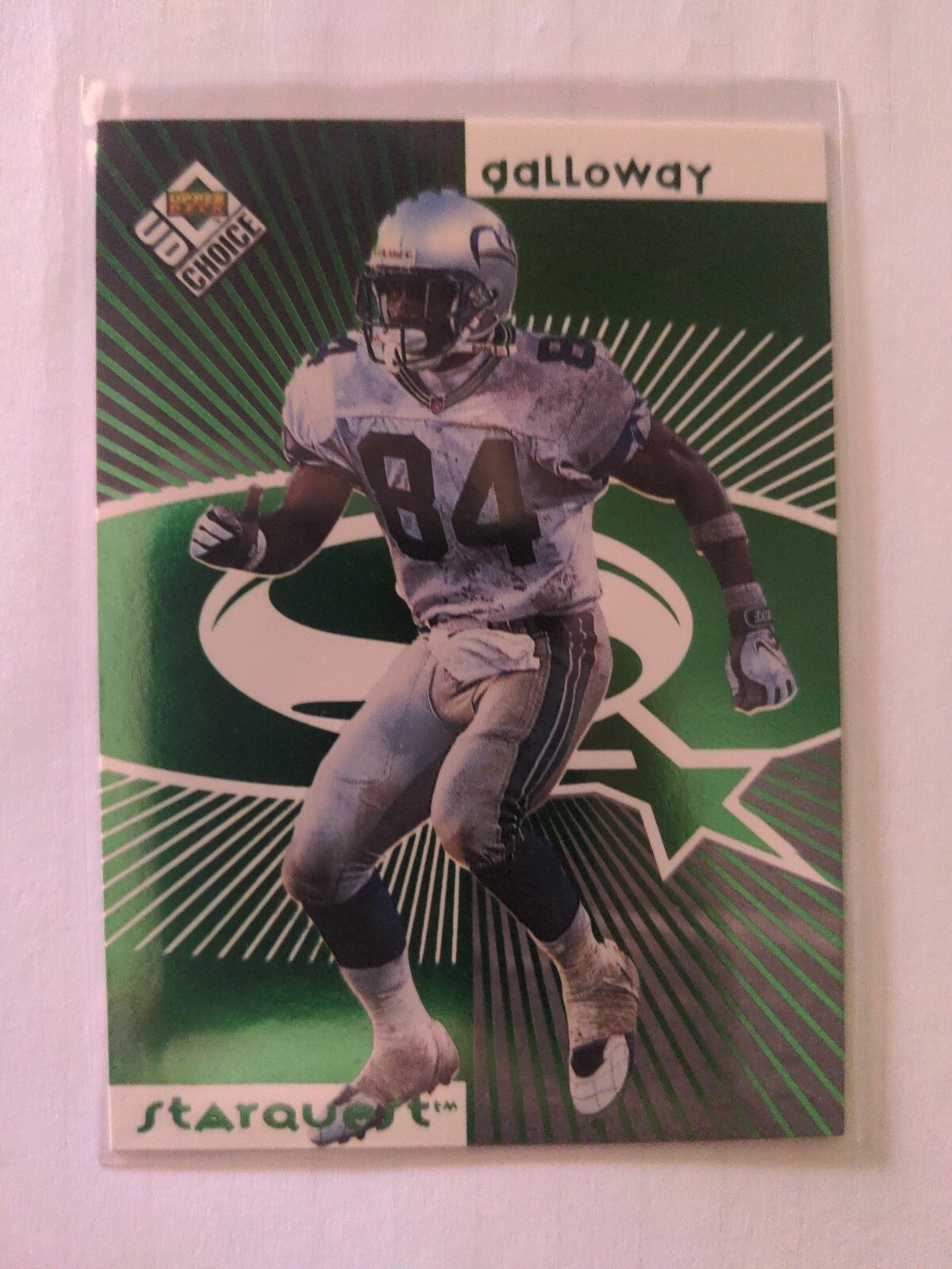 1998 Upper Deck UD Choice - Starquest Green #14 Joey Galloway