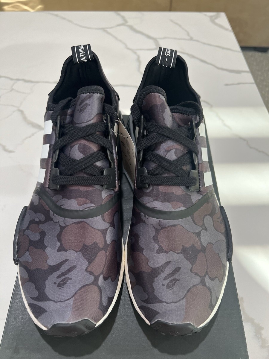 adidas gazelle silver green womens adidas NMD R1 Bape Olive Camo Pre-Owned