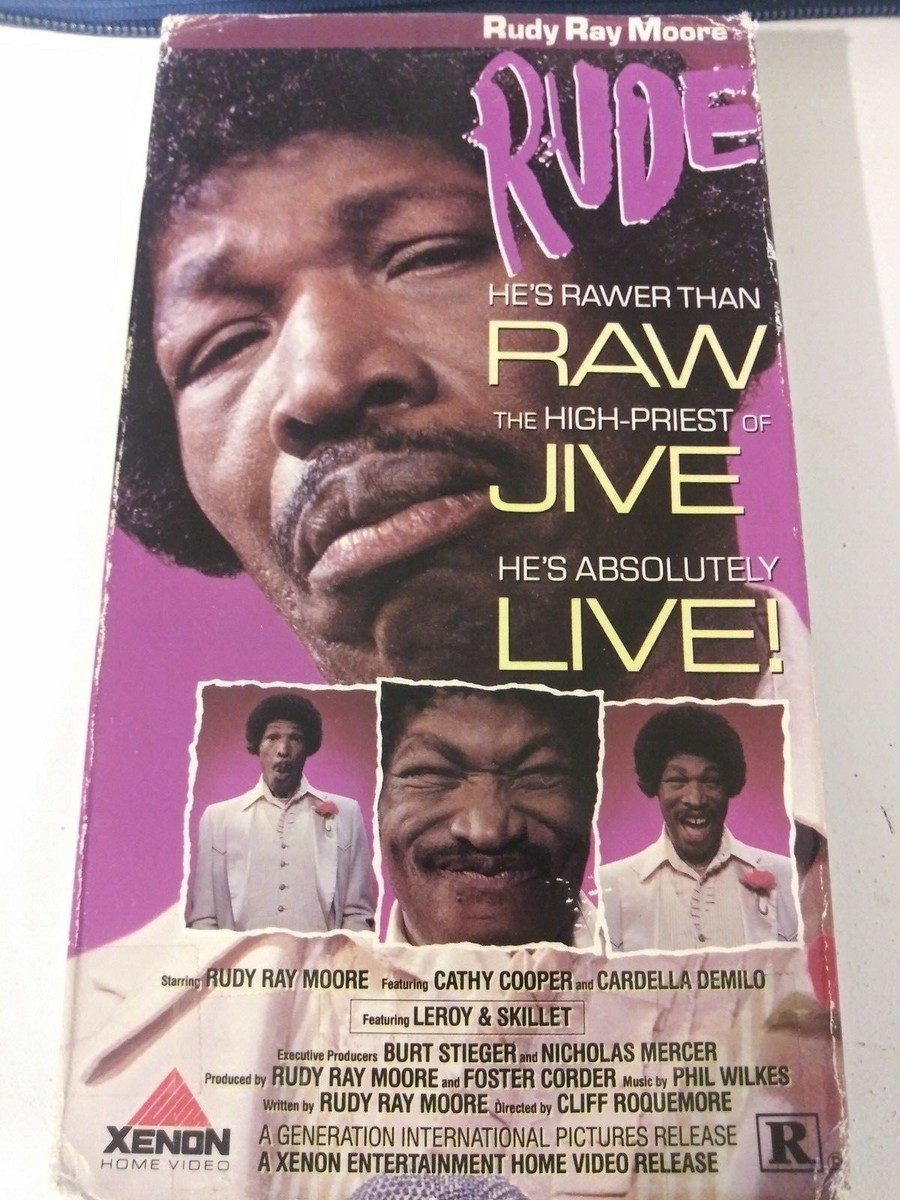Rude - Rudy Ray Moore - (VHS, 1988) 799101032| eBay