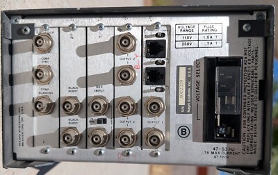 MAGNI Model 1515 Component Signal Generator; BB, REF, Blanking; USA; Parts only