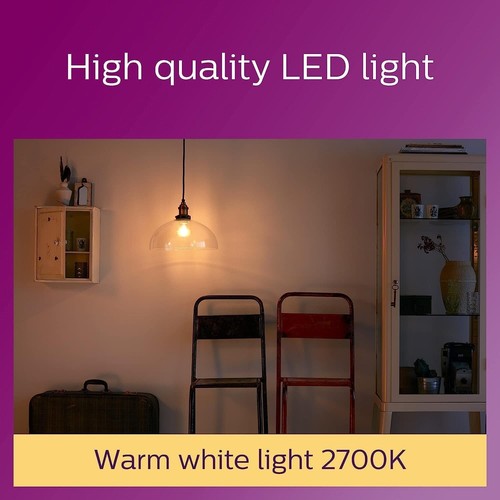 Philips Lampadina LED A60 B22 10,5W 2700K Bianco Caldo Non Dimmerabile -Nuova Scatola Aperta - Foto 4 di 7