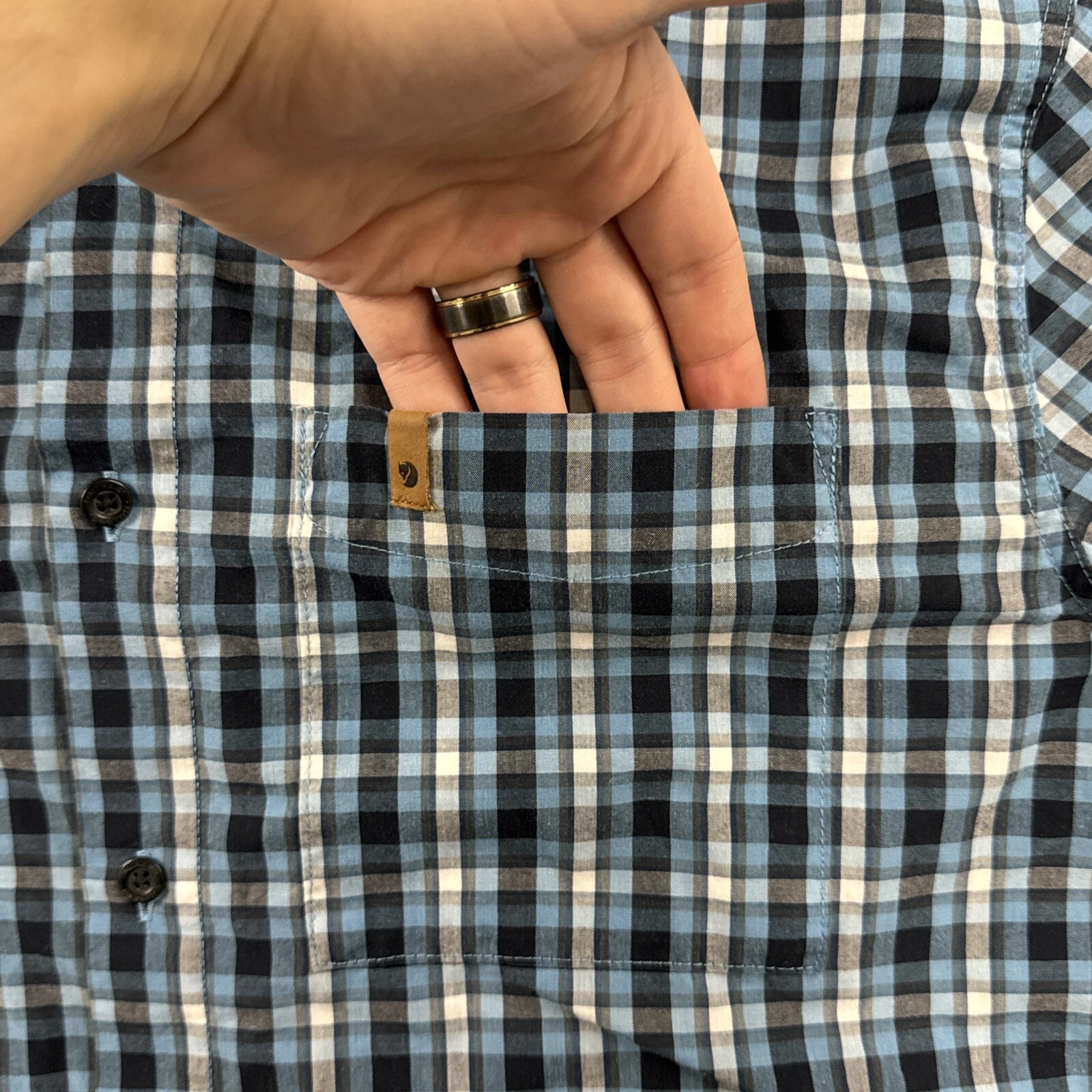 fjallraven tartan plaid ovik camping shirt