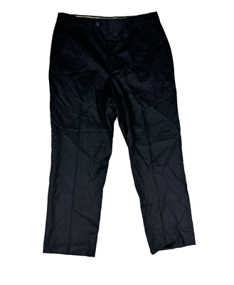 Brooks Brothers dress pants blue flat front wool REGENT FIT Men's